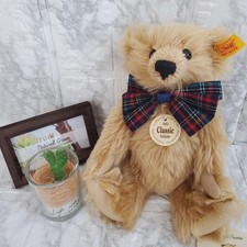 Steiff Mr. Cinnamon Teddy Bear 1903 MohVintage 23cm Honey Beige Mohair