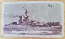 Iron Duke Navy Old Wills Cigarette Card C1915 Iron Duke Navy Old Wills Cigarette Card C1915