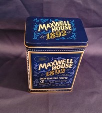 Maxwell House Collector's Tin 100 Year Anniversary 1892 Coffee Storage Can Empty