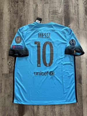 Leo Messi Barcelona Nike 2015/16 Third Jersey Men's Size XL 658789