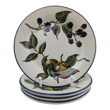 Set of 4 Pier 1 One Macintosh Plate Salad Dessert Luncheon ~8”