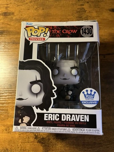 Funko Pop! Movies Eric Draven #1430 The Crow Funko Exclusive BOX DAMAGE