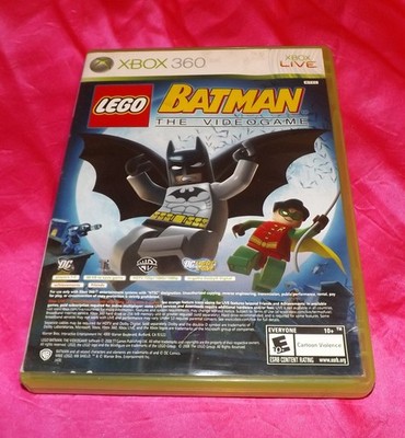   MICROSOFT XBOX 360 LEGO BATMAN / PURE REPLACEMENT CASE & MANUALS NO GAME DISC