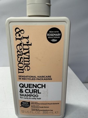 Rhyme & Reason - Quench and Curl Shampoo 12 fl oz - For Curly or Coily Hair