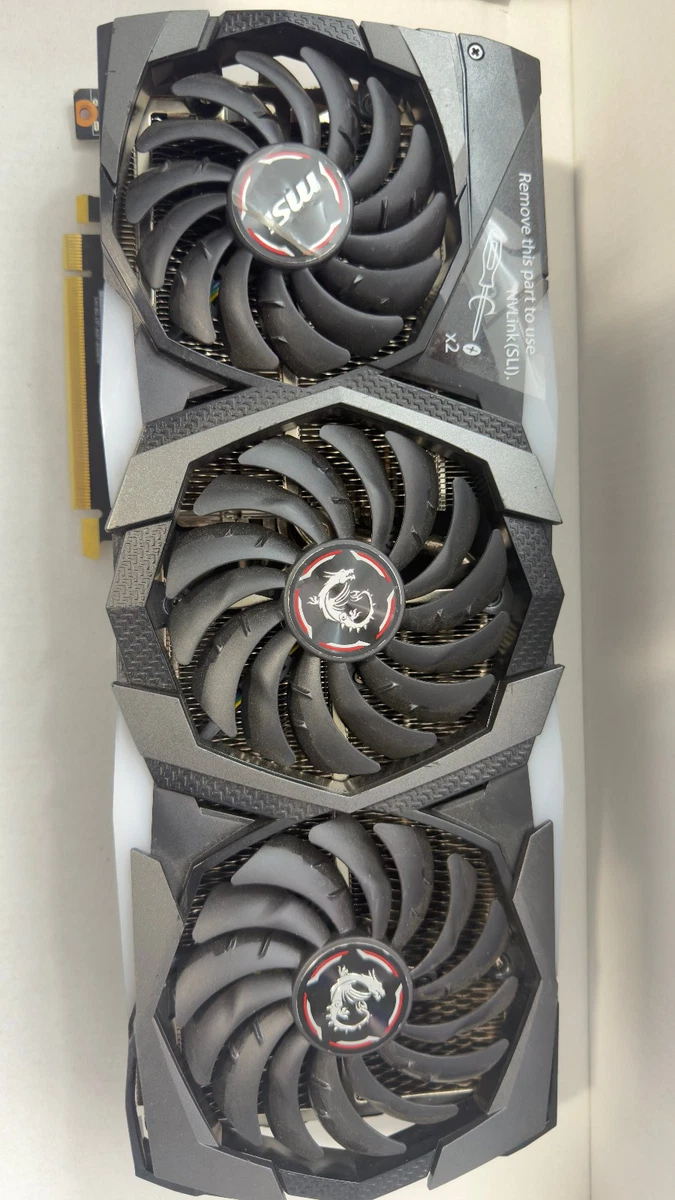 MSI GeForce RTX 2080 Ti GAMING X TRIO NVIDIA Computer Graphics