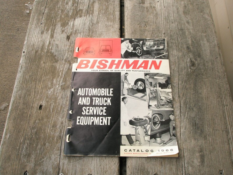 1966 BISHMAN Automobile & Truck Service Equipment Catalog Osseo Minnesota