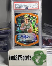 2020-21 Select Payton Pritchard Rookie Sig Orange Pulsar Auto #/30 SSP RC PSA 10