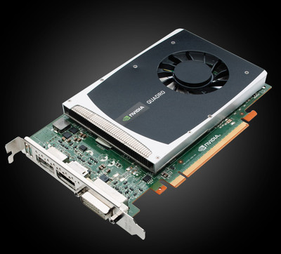 Nvidia Quadro 2000 | DVI + 2x DP | 1 GB GDDR5 | 192 Prozessorkerne | 41.6 GB/s