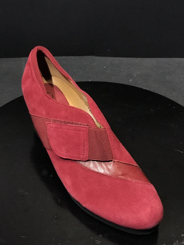 Zapatos con cuñas Earthies Bondy de palisandro borgoña talla US 10 B RTL $160 para mujer Foto 2 de 4