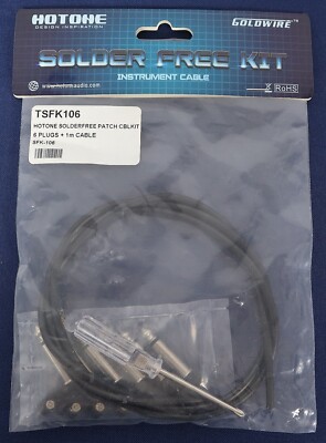 Hotone SFK-106 Guitar Effect Pedal Solderless Patch Cable Kit 6 Plugs 1M Cable