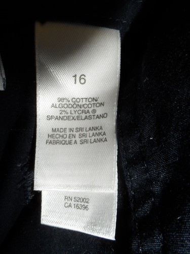 Villager by Liz Claiborne Women's Capri's Size: 16 Navy p - Picture 5 of 8