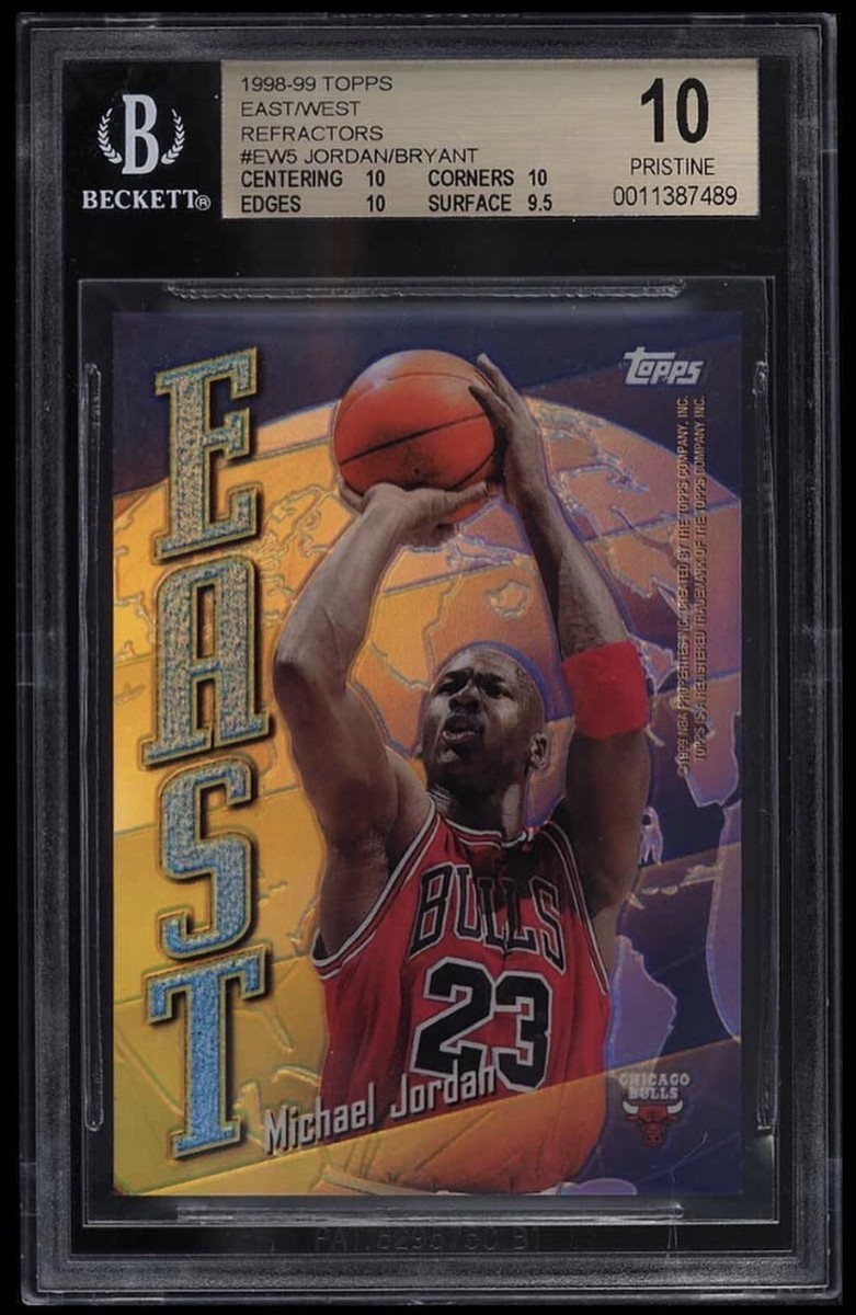 1998 Topps East/West #EW5 Michael Jordan Kobe Bryant
