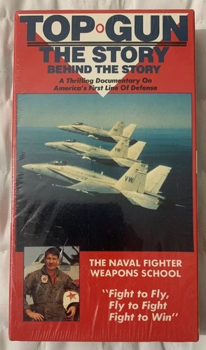 Top Gun The Story Behind The Story Vhs 19 Documentary Brand New Sealed Ebay