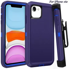 For iphone 16e Case Cover /Clip fit Otterbox Defender