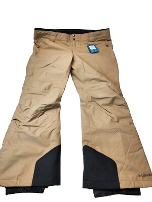 Columbia Snowboarding Pants Women's 2X Bugaboo Oh Pant Ski Omni-Tech Beige New 