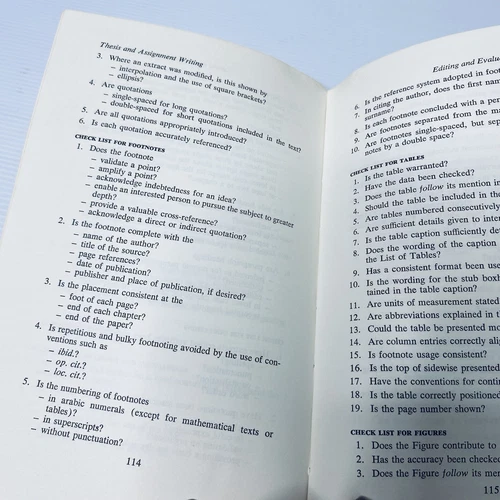 Thesis and Assignment Writing by Anderson Durston and Poole Guidance Paperback - Picture 11 of 18