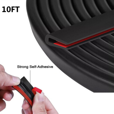 #ad 10Ft Rubber For Car Edge Trim U Channel Self Adhesive Trim Sheet Metal Edge $12.34