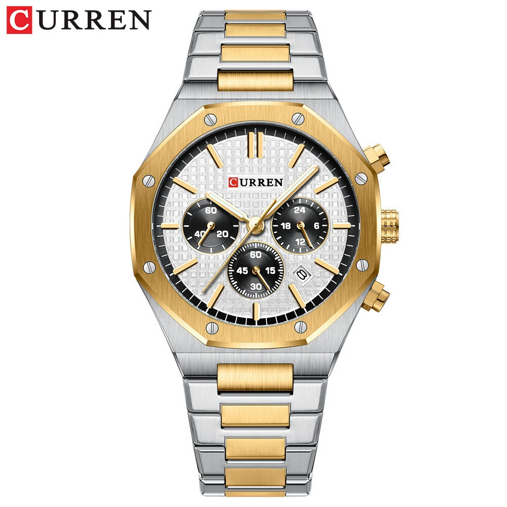 gold white n box