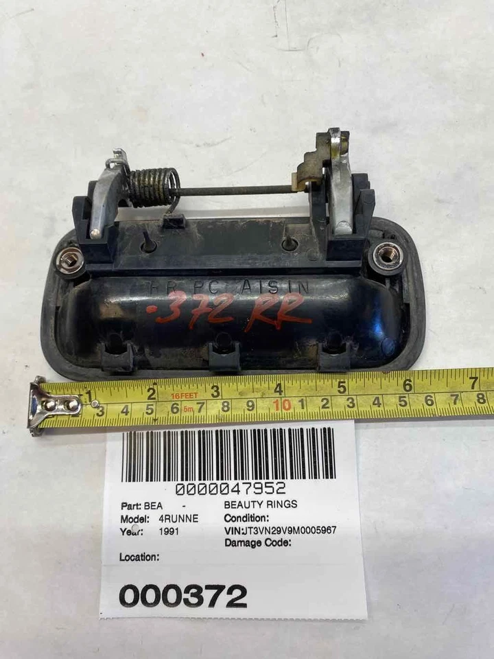 1991 年丰田 4RUNNER 右后乘客侧外门把手 右握 T — 第 2/4 张图片