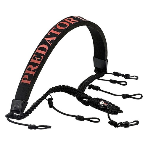 Predator Tactics Game Call Lanyard Red and Black - Afbeelding 1 van 3