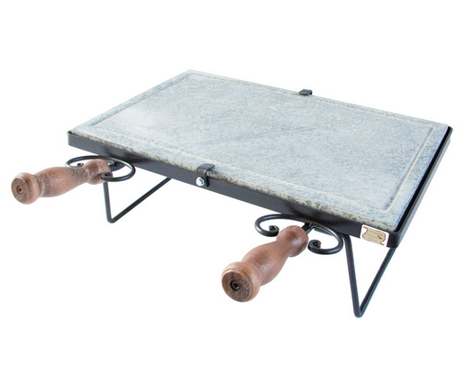 BISTECCHIERA 50x48 Piastra in pietra ollare naturale delle Alpi Piemontesi