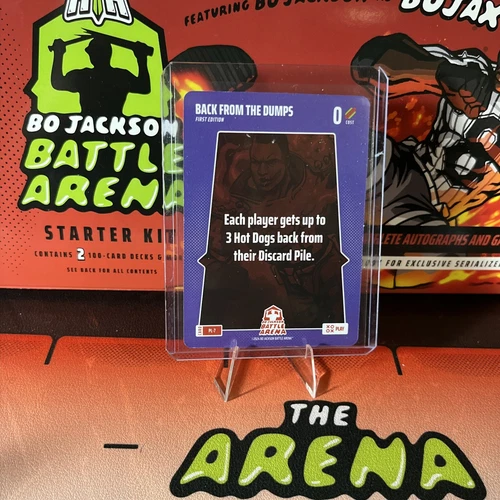 2024 Bo Jackson Battle Arena 1st Edition Back From The Dumps Play Card #PL-7!!
