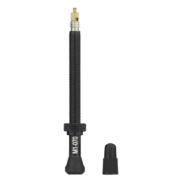 Fulcrum Valvola Tubeless Smontabile UST Conica 70mm Alluminio Anodizzato Nero