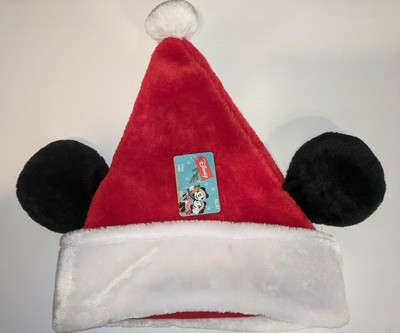 Disney Red Mickey Mouse Ears Christmas 