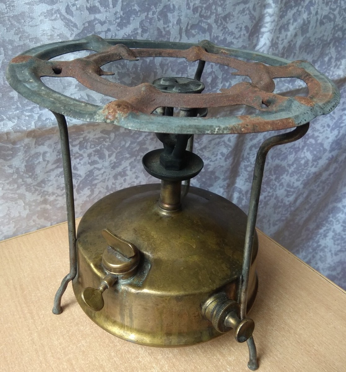 製　旧ソ連時代のシングルコンロ　★送料込み Vintage Soviet USSR primus KEROSENE STOVE BURNER Soviet gasoline