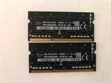 Apple SK Hynix 4GB Kit 2x2GB SO-DIMM 1600 MHz PC3L-12800 DDR3 Memory 30DAYWRT