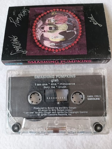 Smashing Pumpkins Gish Cassette Tape Grunge Alt Rock Siva 90's Caroline Tested - Picture 2 of 11