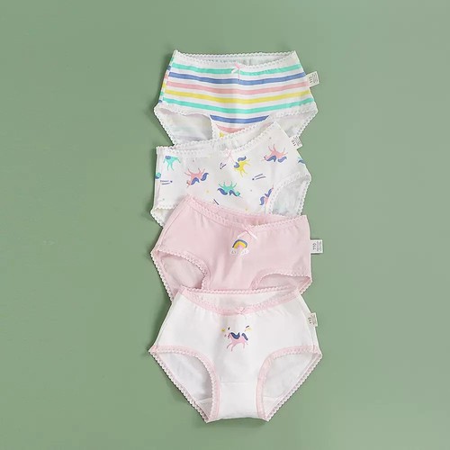 8-Pack Little Girls' Underwear Kids Comfort Cotton Briefs Toddler Baby Panties - Picture 17 of 38