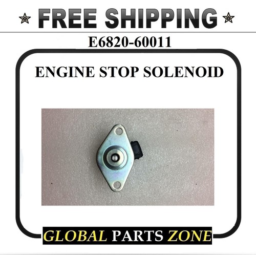 E6820 60011, Solenoide de Apagado de Motor de Servicio Pesado, Perfecto para Tractor (12V