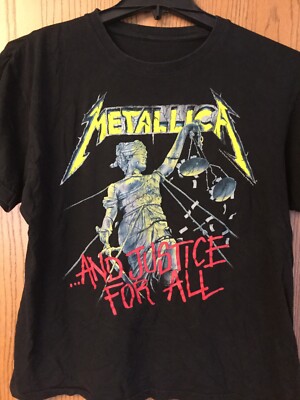 Metallica. “And Justice For All” 2007 Black Shirt . | eBay