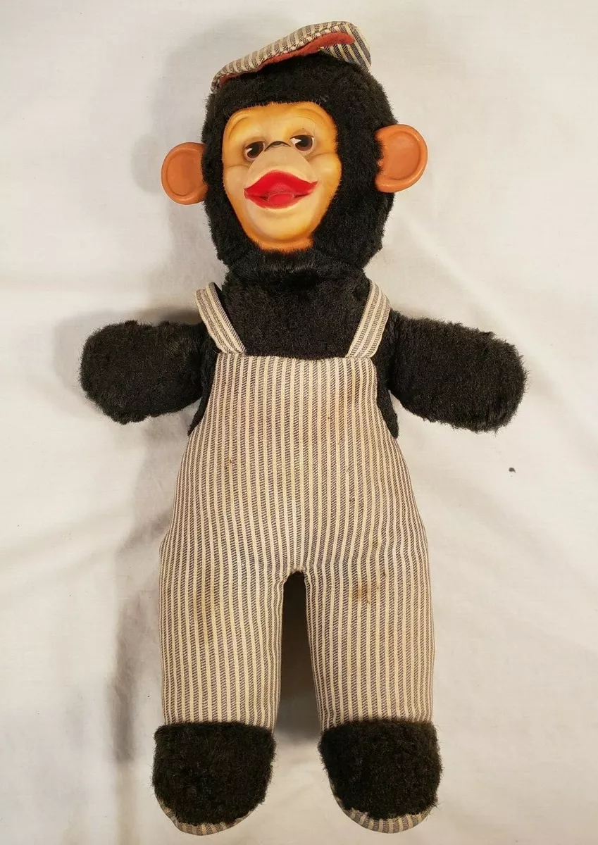 Vintage Rubber Face Plush Monkey Chimp