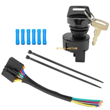 Ignition KeySwitch Pigtail Harness For Polaris Scrambler 400 500 850 1000 Magnum