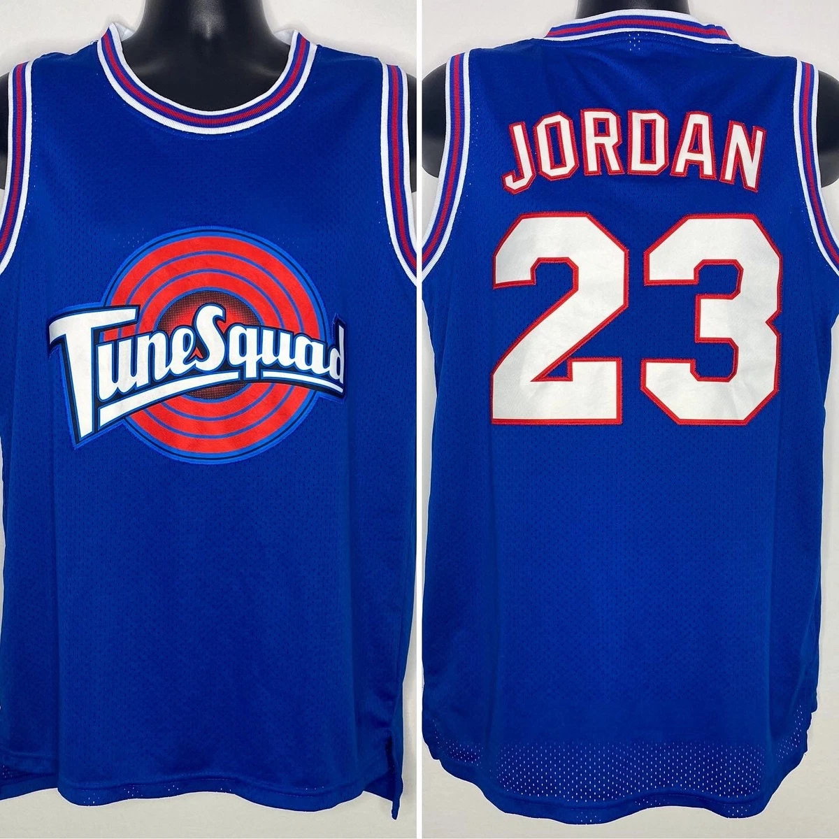 Vintage Tune Squad Jordan Space Jam Champion Authentic Apparel Sewn Jersey  XL