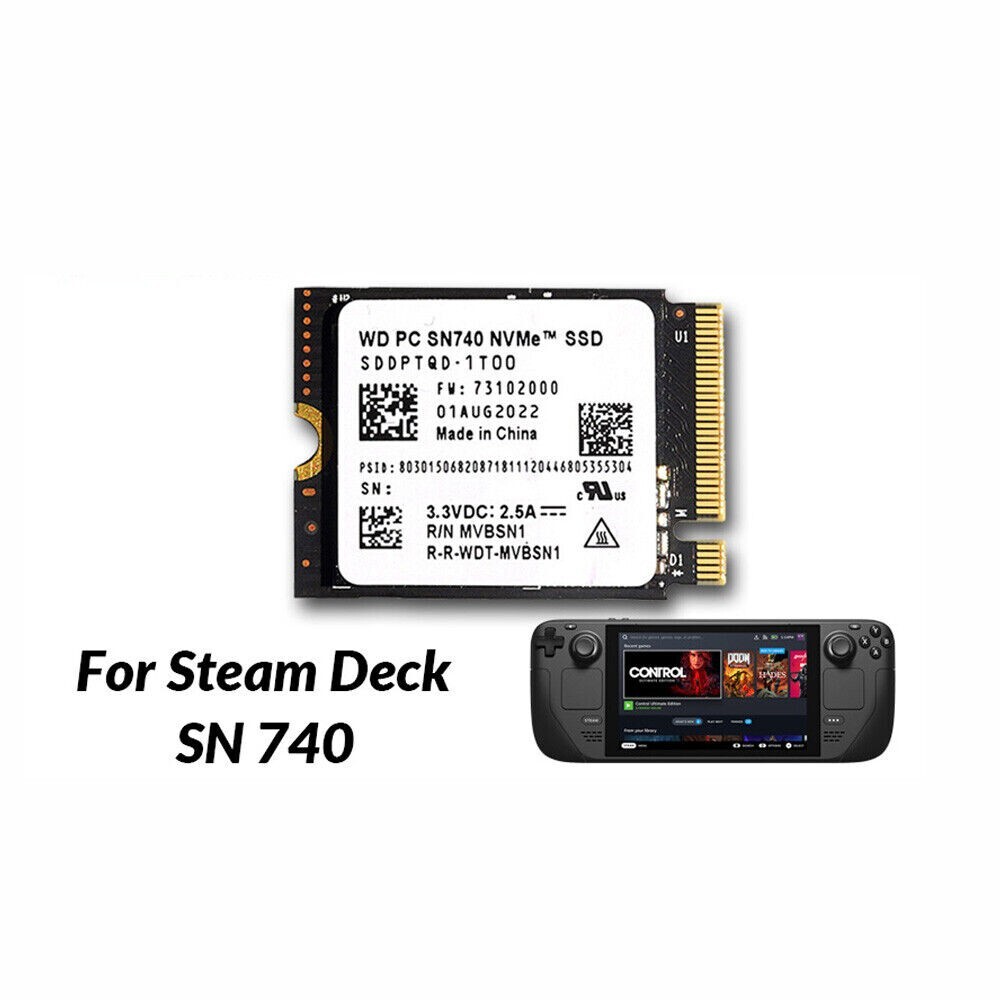 WD SN740 1TB SSD2230 steamdeck WD PC SN740 1TB M.2 2230 PCIe 4.0