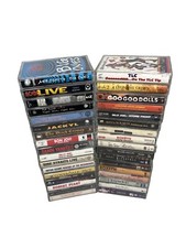 Lot of 34 - 1990  s Pop Rock Cassette Tapes- TLC AC/DC Aerosmith Goo Goo Bon Jovi