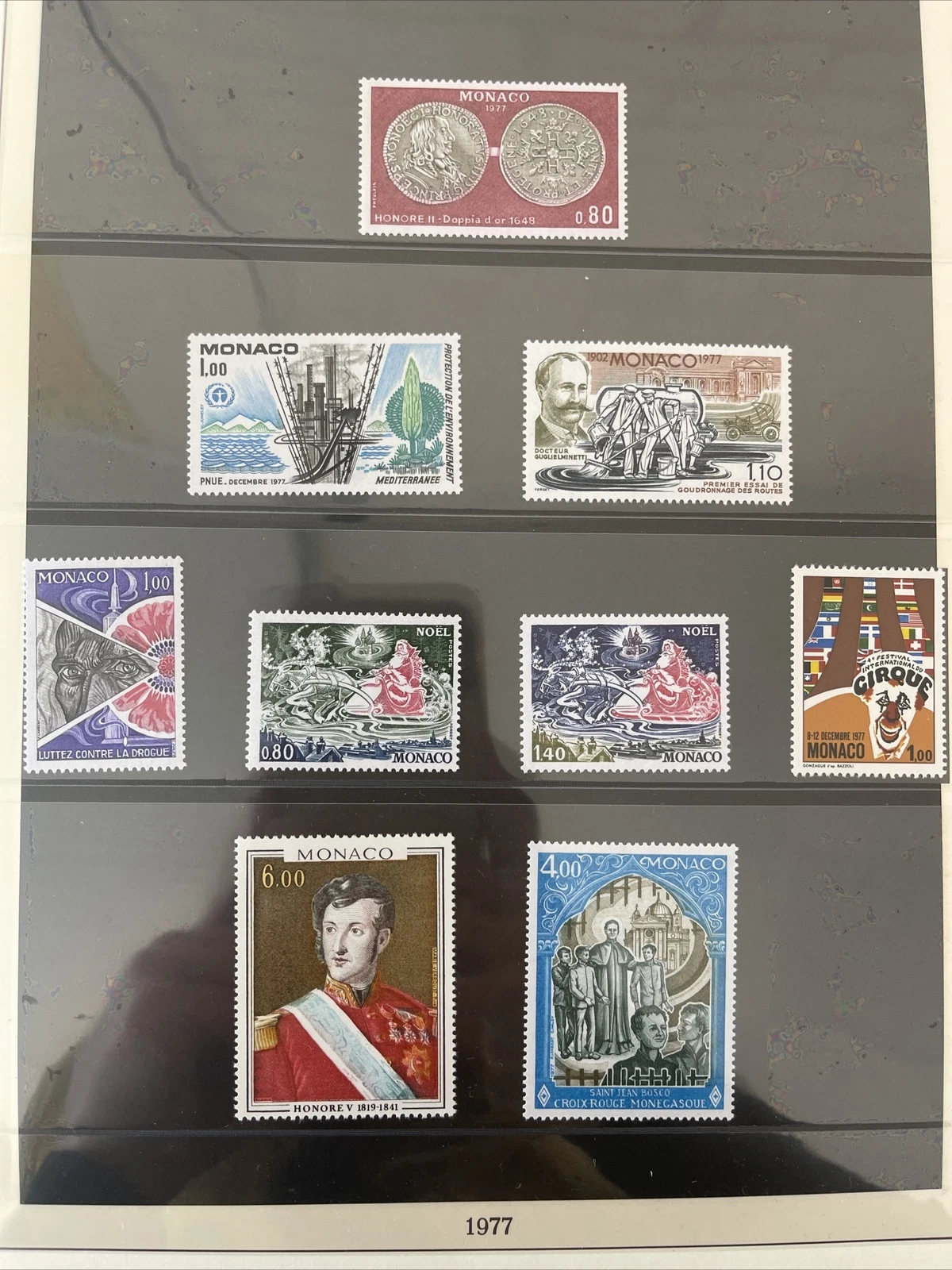 Timbres Monaco Neuf Lindner No.186 1977 Page 75