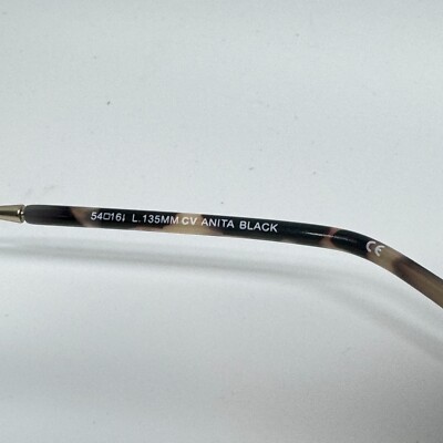 BCBGMAXAZRIA Anita Black EYEGLASSES FRAME 54-16-130mm H13512  display picture 3