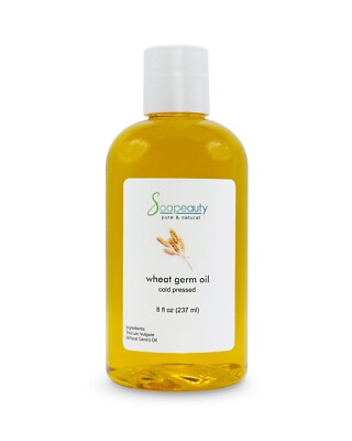 Wheat Germ Oil Unrefined Virgin Cold Pressed 100% Pure & Natural, Various Sizes