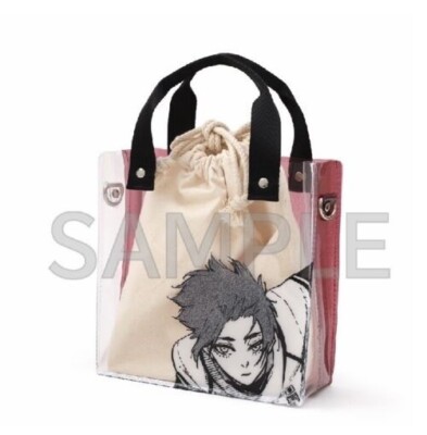 Blue Lock Exhibition 2023 Sae Itoshi Koma Clear Bag 200X200X80mm Japan New