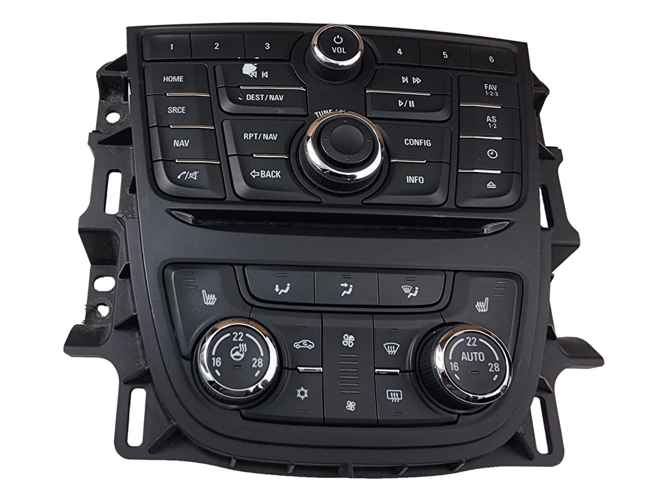 2013-2017 Buick Verano Dash Radio AC Heater Control Unit W/Navigation 22926535 - Image 3 of 4