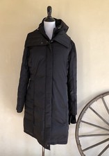 Rainforest Black Water Resistant Duck Down Long Coat Xl Nwt Retail $450 Saks New