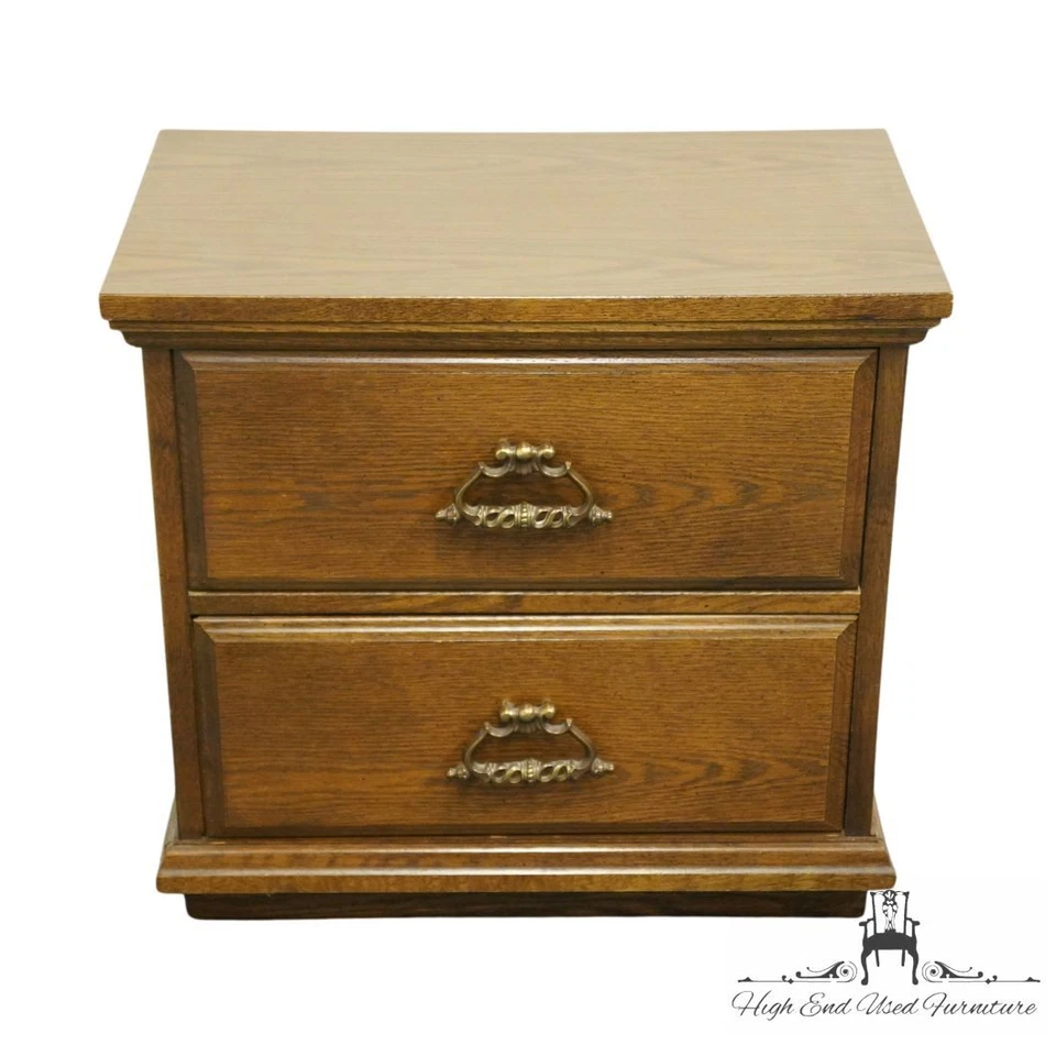 BASSETT FURNITURE Sabinas Oak Collection Tuscan Neoclassical Mediterranean 24... - Image 3 of 4