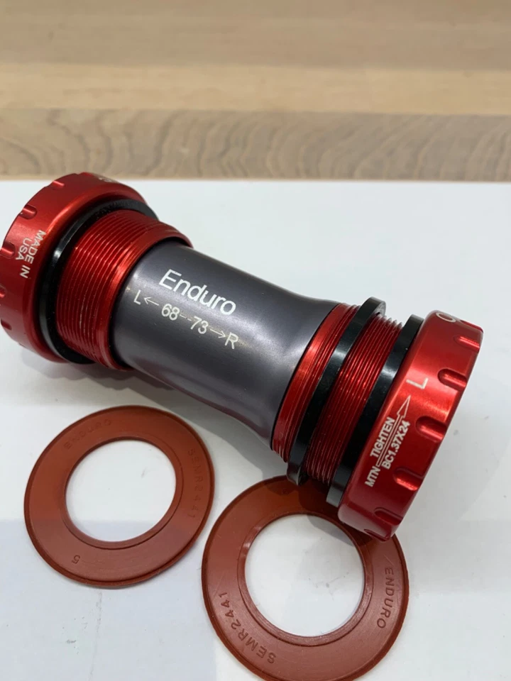NEW Enduro Ceramic BSA 1.37"x24/68-73 Bottom Bracket Hollow Tech II - Image 2 of 4
