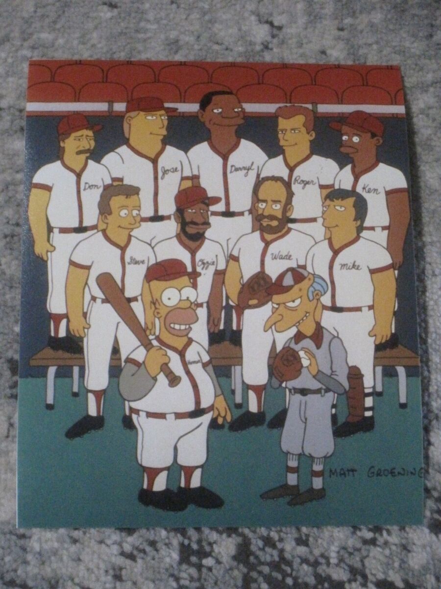The Simpsons Homer At The Bat Poster 8x10 Picture Celebrity Print