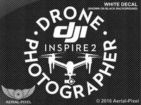 DJI Inspire 2 Drone Photographer Window Decal Sticker for I2 X4S X5S CrystalSky