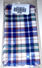Longaberger Set of 2 Napkins-Woven Traditions Plaid Fabric-Multiple Available!